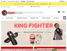 Tablet Screenshot of fightstuff.cz